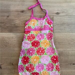 Lilly Pulitzer Red and Green Floral Dress